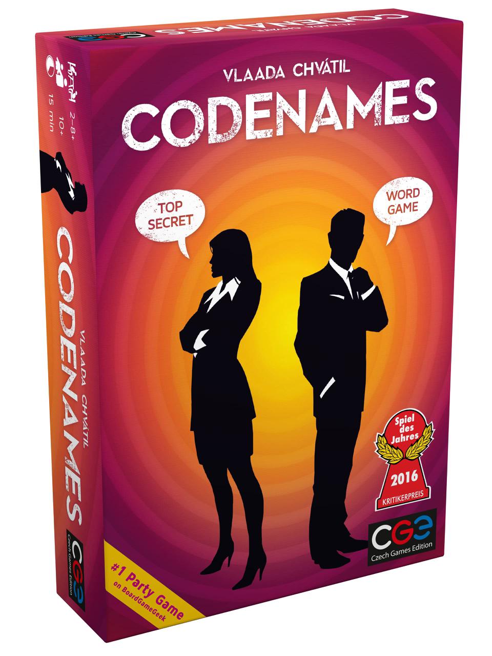 Настольная игра Codenames Хит. Свой среди чужих, чужой среди своих